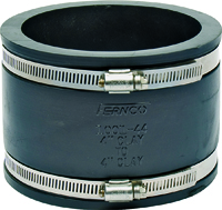 Fernco P1001-44 Pipe Stock Coupling, 4 x 4 in, 4.097 in L