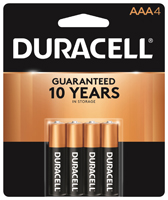 DURACELL BATTERY COPPERTOP AAA 4