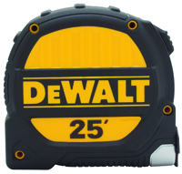 DeWALT DWHT33975 Premium Tape Measure, 1-1/4-in. X 25-ft.