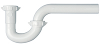 Plumb Pak PP941W P-Trap, 1-1/4 in Slip Joint, White