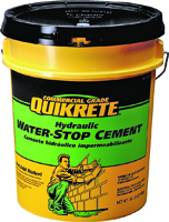 Quikrete 1126-50 Hydraulic Cement, Gray, 50 lb Pail