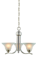 Boston Harbor Dimmable Chandelier, (3) 60/13 W Medium A19/Cfl Lamp, Chain