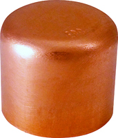 EPC 30632 Tube Cap, 1 in, Sweat/Solder, Wrot Copper