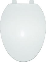 ProSource Toilet Seat, For Use With Elongated Bowls, Polypropylene