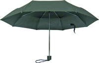 Diamondback Mini Rain Umbrella, 19-1/2 In Dia, Nylon, Black