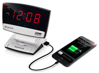 Westclox 71014X Alarm Clock, 0.9 in Display, LED Display