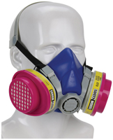 MSA SWX00320/817663 Multi-Purpose Half Mask Respirator, M Mask,