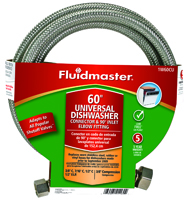 Fluidmaster 1W60CU Dishwasher Connector, 3/8 in Compression, 1000 psi,