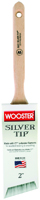 WOOSTER 5221-2 Paint Brush, 2-11/16 in L Bristle, Sash Handle, Stainless