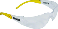 DeWALT DPG54-1C Safety Glasses, Plastic Frame, Black/Yellow Frame
