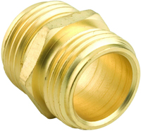 Gilmour 877014-1001 Hose Adapter, 3/4 in MNH x 3/4 in MNH, Brass