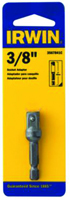 IRWIN 3567841C Socket Adapter, 3/8 in Drive, Square Drive, Steel