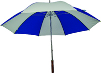 Diamondback Golf Umbrella, 29 In Dia, Nylon, Royal/White
