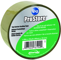 IPG 9851 Packaging Tape, 54.6 yd L, 1.88 in W, 1.85 mil Thick, Acrylic