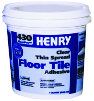 HENRY 430 ClearPro 12097 Floor Adhesive, 1 qt Pail