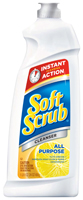 Soft Scrub 00865 Kitchen/Bathroom Cleaner, 24 oz Bottle
