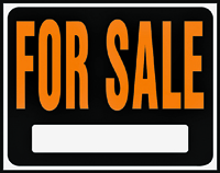 HY-KO Hy-Glo SP-100 Jumbo Identification Sign, For Sale, Fluorescent Orange