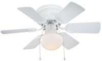 Boston Harbor Ceiling Fan Light Kit, 1 Cfl Lamp, 13 W Lamp, White, 13 In H X
