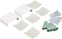 Legrand Wiremold NMW910 Metallic Raceway Accessory Pack, Plastic, White, For