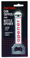 Chef Craft 20157 Bottle Opener and Can Tapper, Steel
