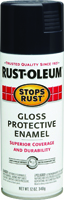 RUST-OLEUM STOPS RUST 7779830 Fast Dry Protective Enamel Spray Paint, Gloss,