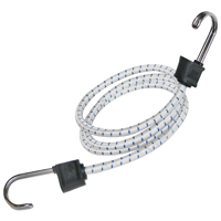 KEEPER Twin Anchor 06276 Bungee Cord, Hook End, 32 in L, Rubber