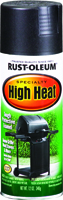 RUST-OLEUM 7778830 Specialty High Heat Spray Paint, Satin, Barbecue Black,