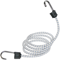 KEEPER Twin Anchor 06278 Bungee Cord, Hook End, 40 in L, Rubber
