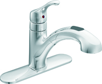 Moen Renzo Glacier CA87316C Kitchen Faucet, 1-Faucet Handle, 7-5/8 in H