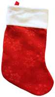 Santas Forest Christmas Stockings | Value Plush | 19 Inch