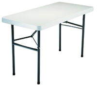 Lifetime Products 2940 Light Commercial, Rectangular Folding Table, 200 lb