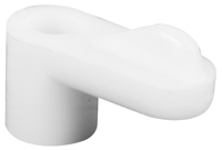 Make-2-Fit PL 7774 Window Screen Clip with Screw, Plastic, White