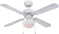 Boston Harbor Ceiling Fan Light Kit, 1 Cfl Lamp, 13 W Lamp, White, 16 In H X