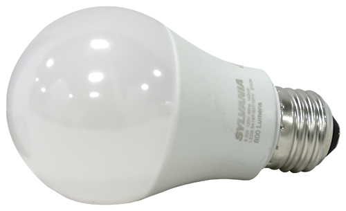 Sylvania 73888 Semi-Directional LED Bulb, 120 V, 8.5 W, Medium E26, A19