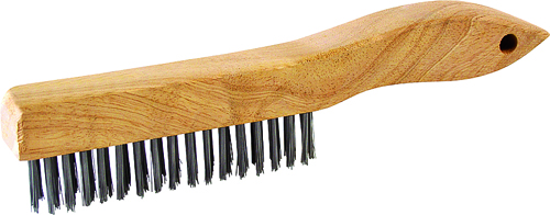 ProSource Wire Brush, Steel Trim, Hardwood Handle