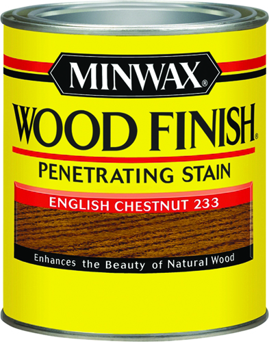 Minwax Wood Finish 70044 Wood Stain, English Chestnut, 1 qt Can