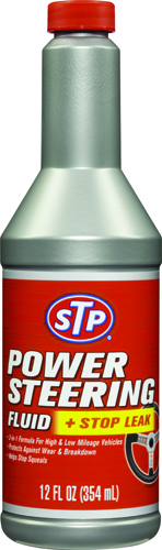 Armor All 66046 Power Steering Fluid Light Red, 12 oz Bottle