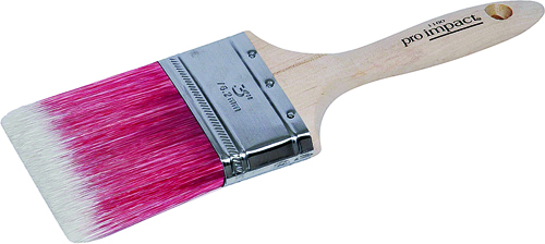 Linzer WC 1160-3 Paint Brush, 3 in L Bristle, Beaver Tail Handle, Stainless