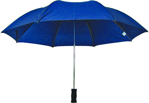 Diamondback Compact Rain Umbrella, 21 In Dia, Nylon, Navy