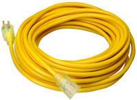 CCI 2588SW002 Extension Cord, 12 AWG, Yellow Jacket