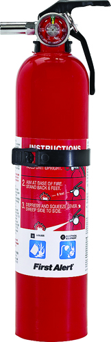 FIRST ALERT GARAGE1 Rechargeable Fire Extinguisher, Sodium Bicarbonate