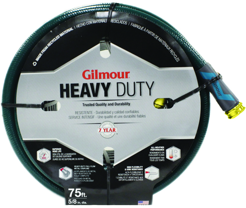 Gilmour 864751-1001 Garden Hose, 75 ft L, Vinyl
