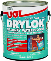 UGL DRYLOK 27613 Masonry Waterproofer, Liquid, Gray, 1 gal Pail