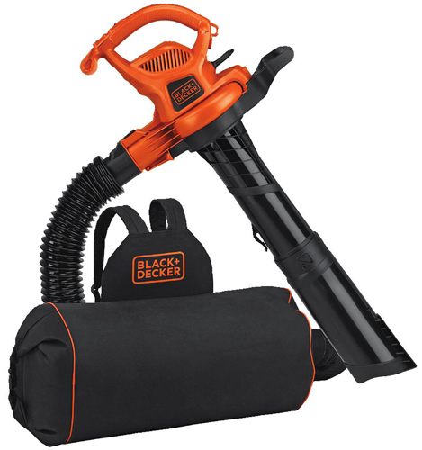 Black & Decker BEBL7000 Corded Leaf Blower/Vacuum/Mulcher, 12 A, 400 cfm,