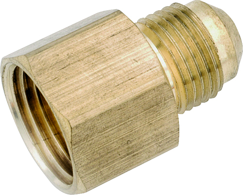 Anderson Metals 754046-0812 Tube Coupling, 1/2 in Flare x 3/4 in FNPT, 750