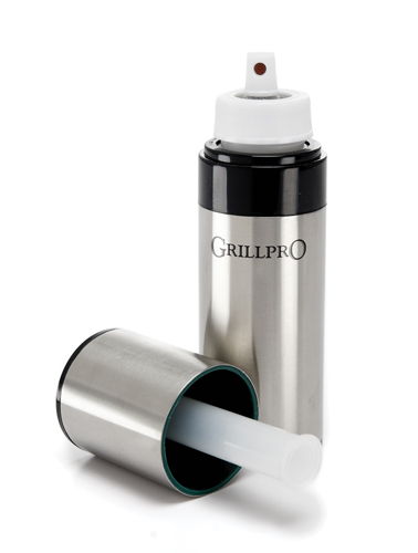 GrillPro 50940 Multi-Functional, Non-Aerosol Oil Sprayer, Stainless Steel,