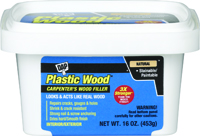 DAP Plastic Wood 00529 Latex-Based Wood Filler, 16 oz