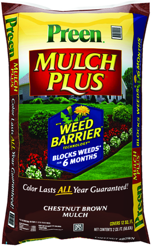 Preen 52050661 Mulch Plus Weed Barrier