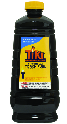 TIKI 1216153 Citronella Torch Fuel, Lemongrass, 64 oz Bottle