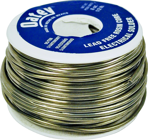 Oatey 53171 Rosin Core Wire Solder, Silver, 1/2 lb